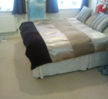 Double Bed and Wardrobe